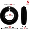 Beast Rings Lot de 3 cockrings souples Beast Ring Noirs